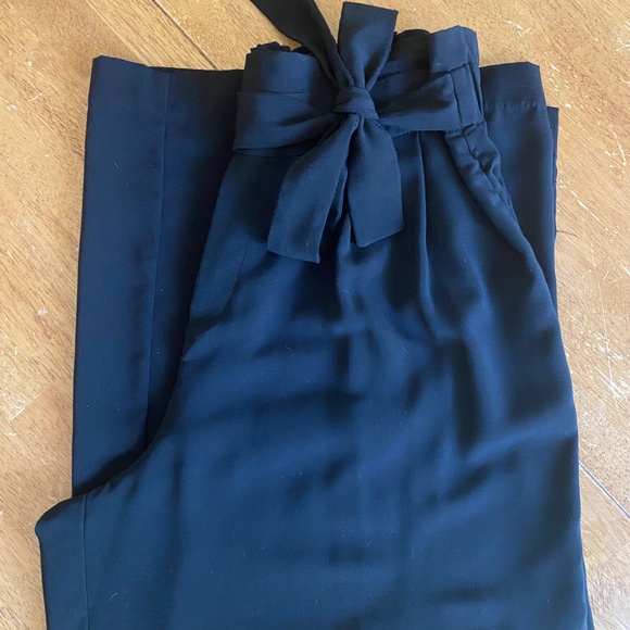 Zara culotte pants with sewn-in belt - Picture 1 of 4